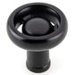Eclectic Knob, 1-13/32" D, Matte Black alt 0