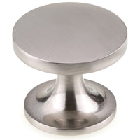 Contemporary Knob, 1-23/32" D, Brushed Nickel alt 0