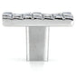 Contemporary Knob, 1-1/4" x 1-1/4", Chrome alt 0