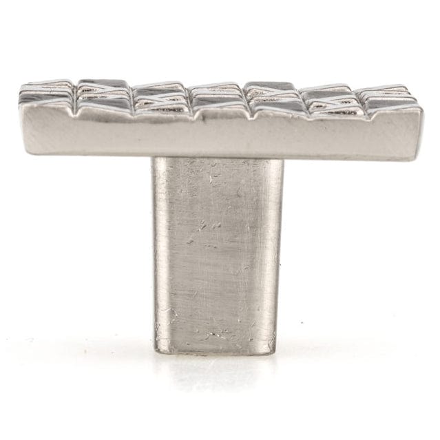 Contemporary Knob, 1-1/4" x 1-1/4", Brushed Nickel alt 0