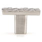 Contemporary Knob, 1-1/4" x 1-1/4", Brushed Nickel alt 0
