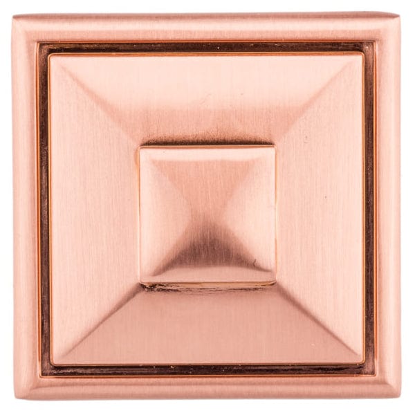 Transitional Knob, 1-1/2" x 1-1/2", Rose Gold alt 0