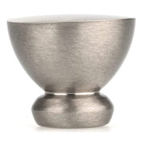 Contemporary Knob, 1-1/32" D, Brushed Nickel alt 0