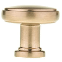 Contemporary Knob, 1-11/32" D, Champagne Bronze alt 0