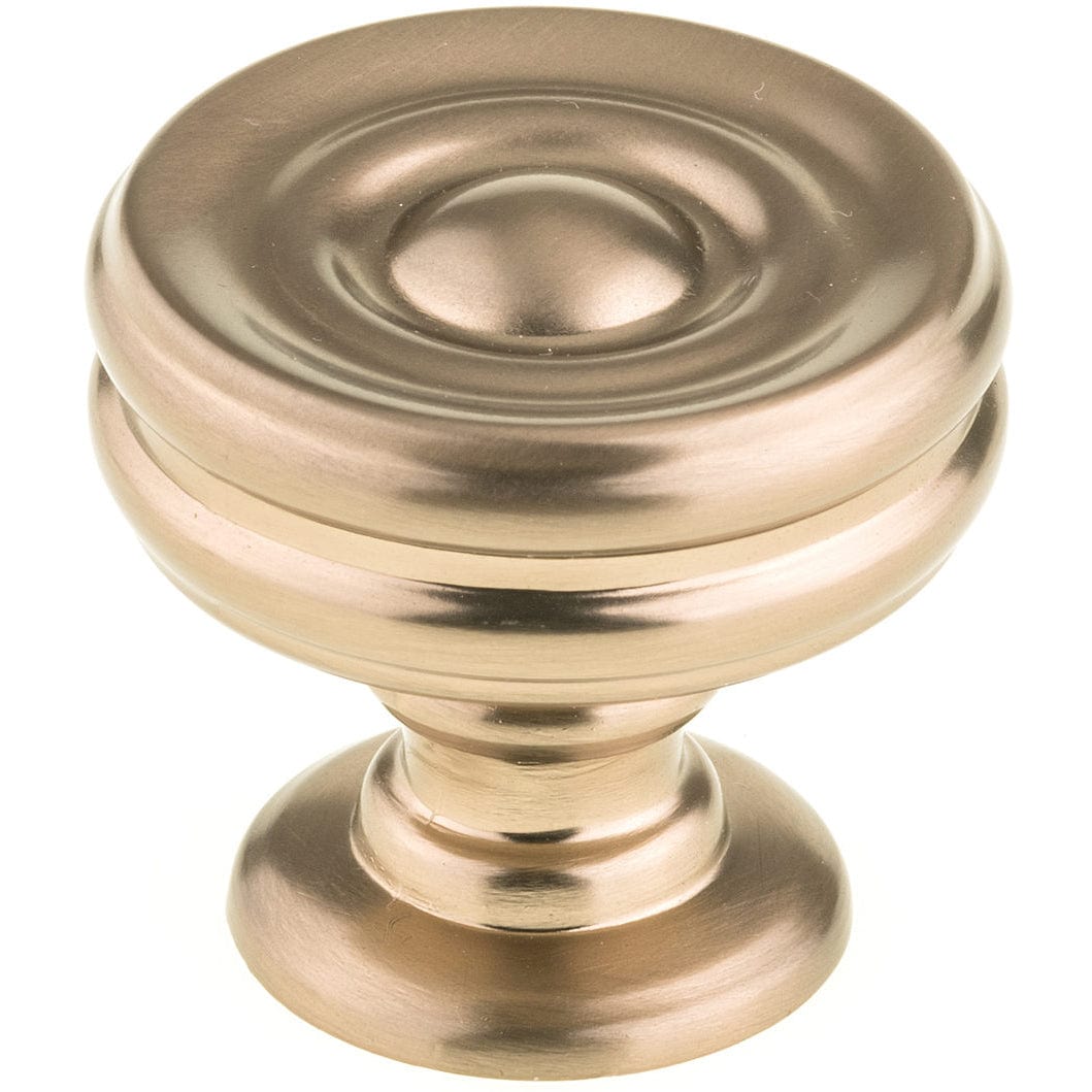 Contemporary Knob, 1-3/8" D, Champagne Bronze alt 0