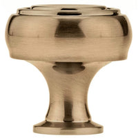 Contemporary Knob, 1-5/16" D, Champagne Bronze alt 0