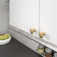 Contemporary Knob, 1-5/16" D, Champagne Bronze