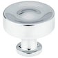 Traditional Knob, 1-3/8" D, Chrome alt 0