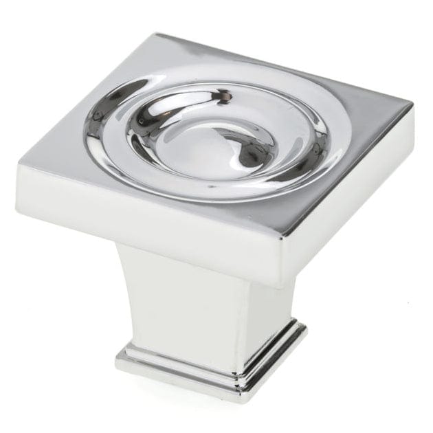 Transitional Knob, 1-3/16" x 1-3/16", Chrome alt 0