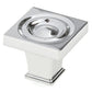 Transitional Knob, 1-3/16" x 1-3/16", Chrome alt 0