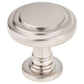 Traditional Knob, 1-5/16" D, Brushed Nickel alt 0