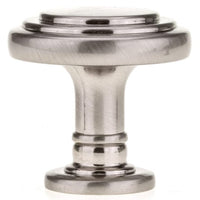 Traditional Knob, 1-5/16" D, Brushed Nickel alt 0