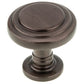 Traditional Knob, 1-5/16" D, Honey Bronze alt 0