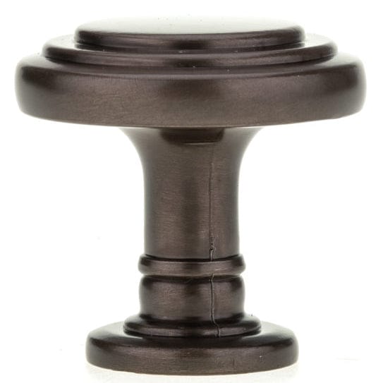 Traditional Knob, 1-5/16" D, Honey Bronze alt 0