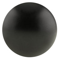 Traditional Knob, 1-9/16" D, Matte Black alt 0