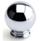 Traditional Knob, 1-3/16" D, Chrome alt 0