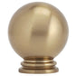 Traditional Knob, 1-3/16" D, Champagne Bronze alt 0