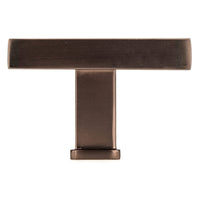 Transitional Knob, 1-25/32" x 1-3/8", Honey Bronze alt 0