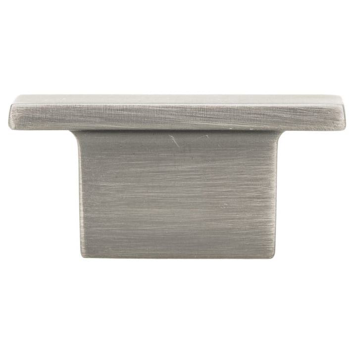 Contemporary Knob, 1-9/16" x 7/8", Antique Nickel alt 0