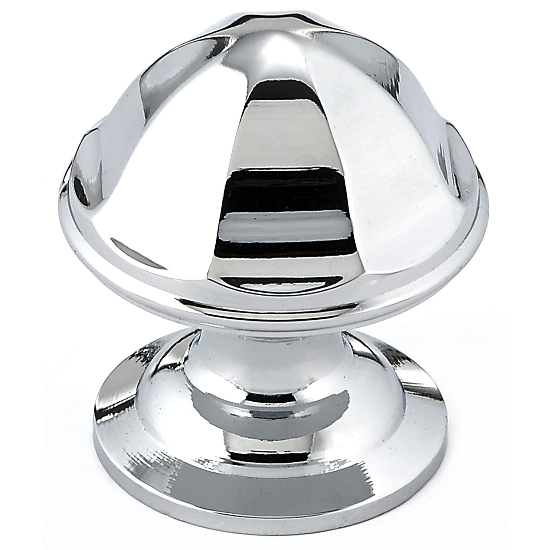 Contemporary Knob, 1-1/8" D, Chrome alt 0