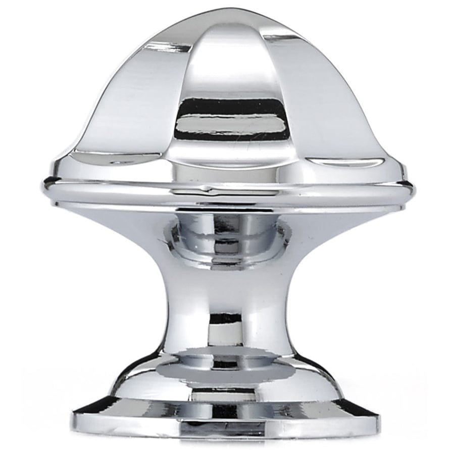 Contemporary Knob, 1-1/8" D, Chrome alt 0