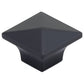 Contemporary Knob, 1-1/4" x 1-1/4", Matte Black alt 0
