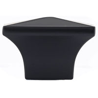 Contemporary Knob, 1-1/4" x 1-1/4", Matte Black alt 0