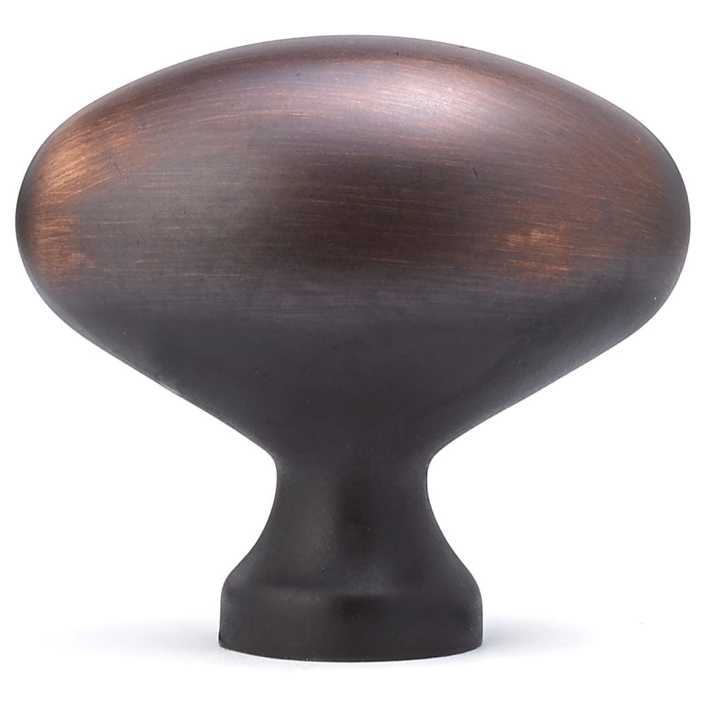 Traditional Knob, 1-31/32" x 1-3/32", Brushed Oil-Rubbed Bronze alt 0