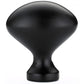 Traditional Knob, 1-3/16" x 25/32", Matte Black alt 0