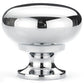 Traditional Knob, 1-1/4" D, Chrome alt 0