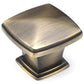 Transitional Knob, 1-11/16" x 1-11/16", Antique English alt 0