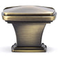 Transitional Knob, 1-11/16" x 1-11/16", Antique English alt 0