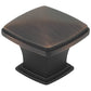 Transitional Knob, 1-11/16" x 1-11/16", Brushed Oil-Rubbed Bronze alt 0