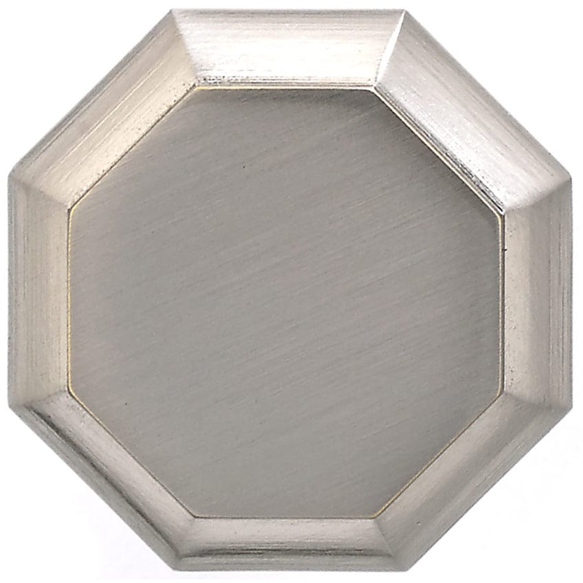 Transitional Knob, 1-3/16" D, Brushed Nickel alt 0