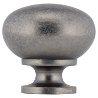 Traditional Knob, 1-1/4" D, Pewter alt 0