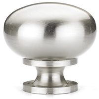 Traditional Knob, 1-1/4" D, Brushed Nickel alt 0