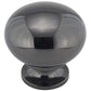 Traditional Knob, 1-1/4" D, Black Nickel alt 0