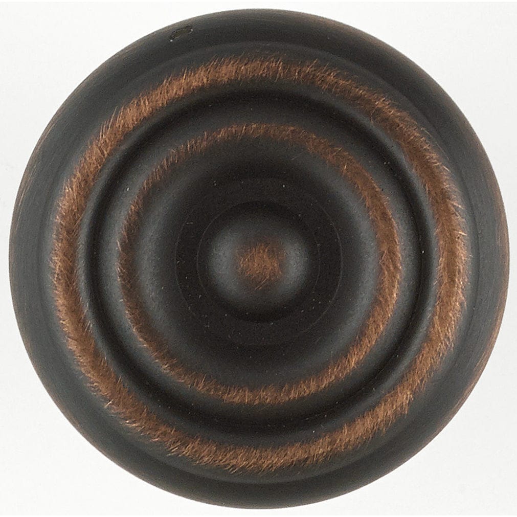 Traditional Knob, 1-1/4" D, Brushed Oil-Rubbed Bronze alt 0