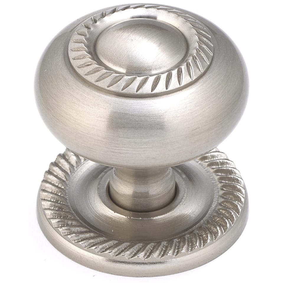 Traditional Knob, 1-1/2" D, Brushed Nickel alt 0