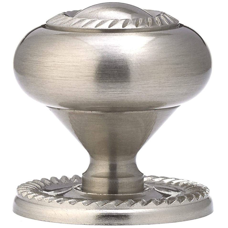 Traditional Knob, 1-1/2" D, Brushed Nickel alt 0