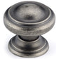Traditional Knob, 1-3/16" D, Pewter alt 0