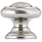 Traditional Knob, 1-3/16" D, Brushed Nickel alt 0