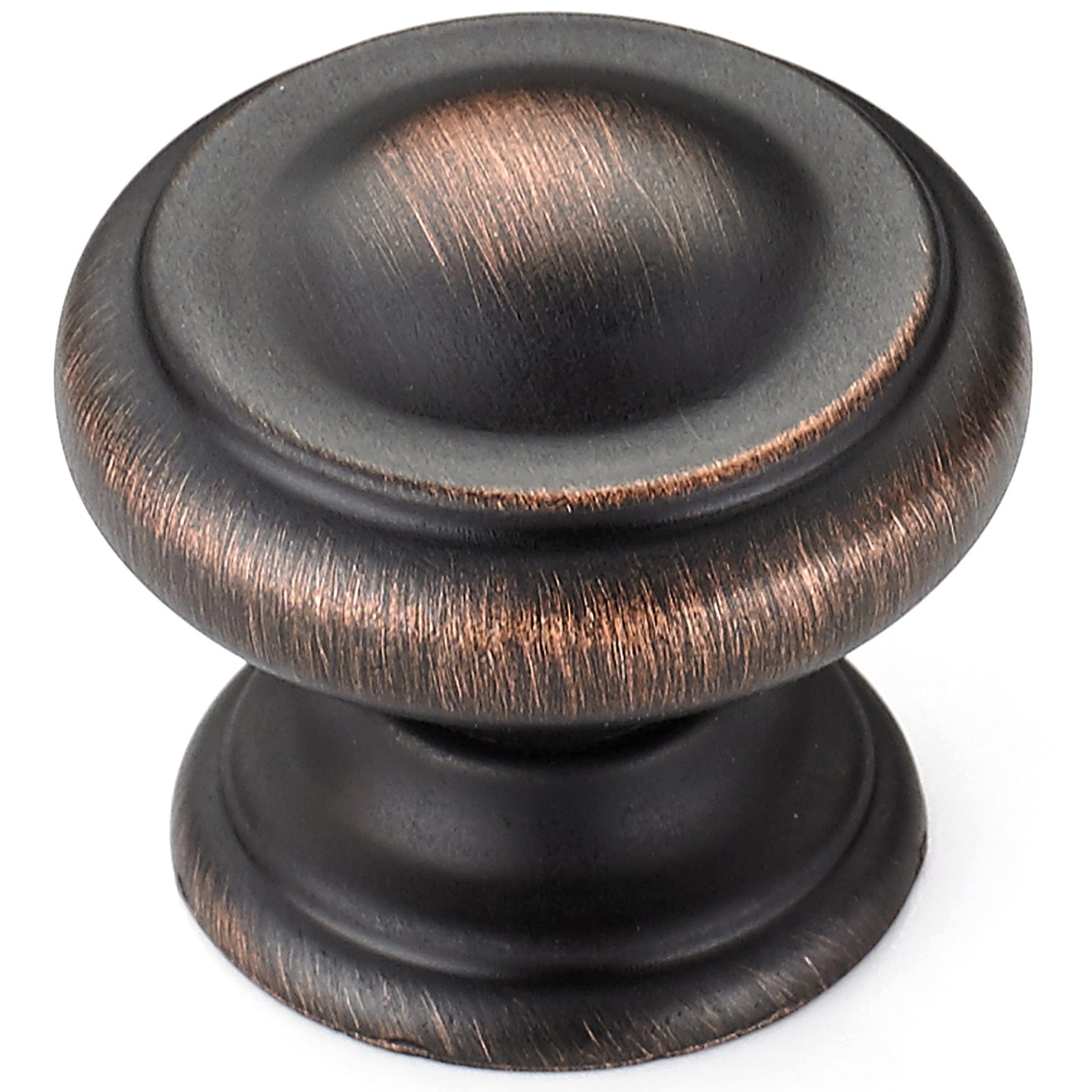 Traditional Knob, 1-3/16" D, Brushed Oil-Rubbed Bronze alt 0