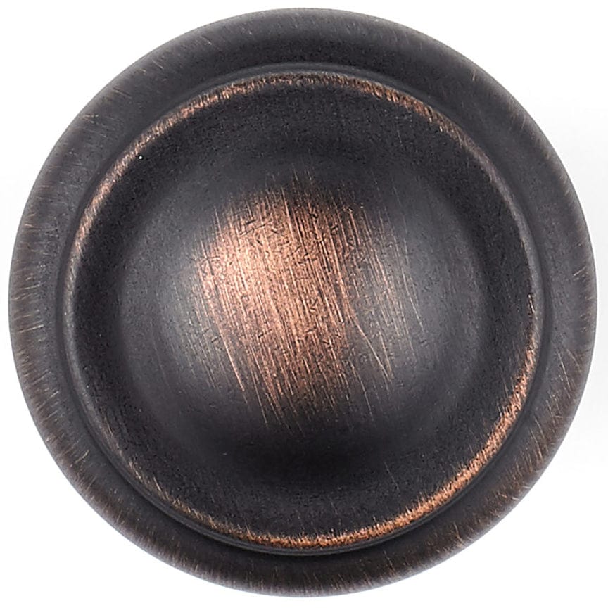 Traditional Knob, 1-3/16" D, Brushed Oil-Rubbed Bronze alt 0