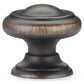 Traditional Knob, 1-3/16" D, Brushed Oil-Rubbed Bronze alt 0