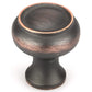 Traditional Knob, 1-3/16" D, Brushed Oil-Rubbed Bronze alt 0
