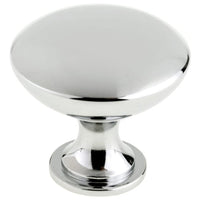 Contemporary Knob, 1-9/16" D, Chrome alt 0