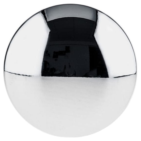 Contemporary Knob, 1-9/16" D, Chrome alt 0