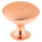 Contemporary Knob, 1-9/16" D, Rose Gold alt 0