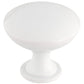 Contemporary Knob, 1-9/16" D, White alt 0